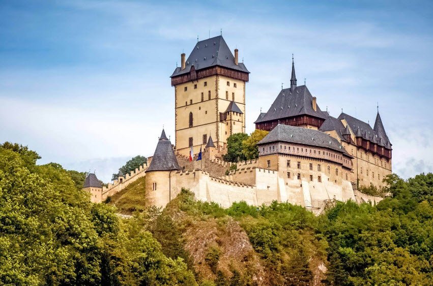 Karlštejn Castle, Central Bohemia (near Prague), Czech Republic (Czechia)
